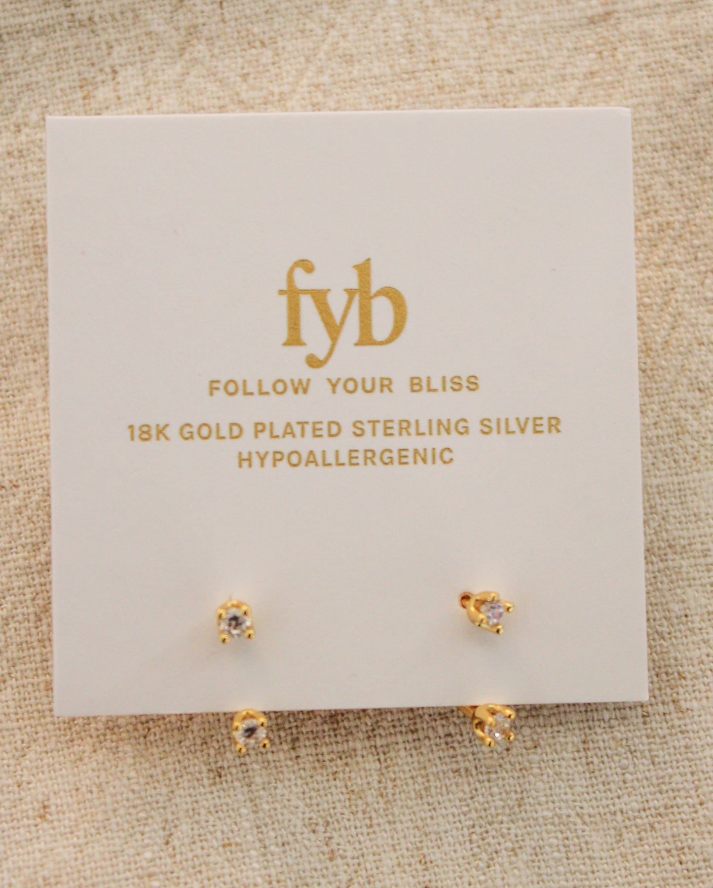 BRODIE STUD GOLD