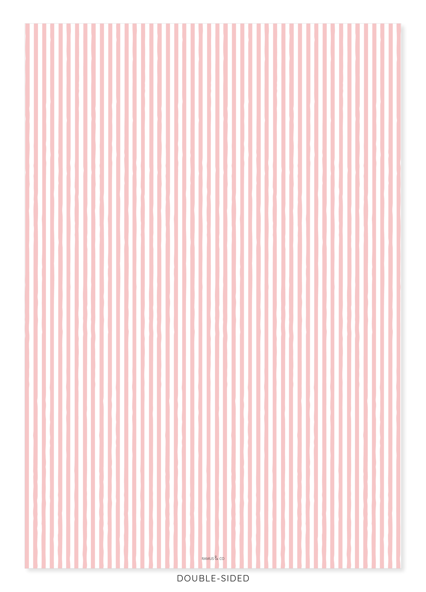 PINK PAINT REVERSIBLE GOFT ROLL WRAPPING PAPER
