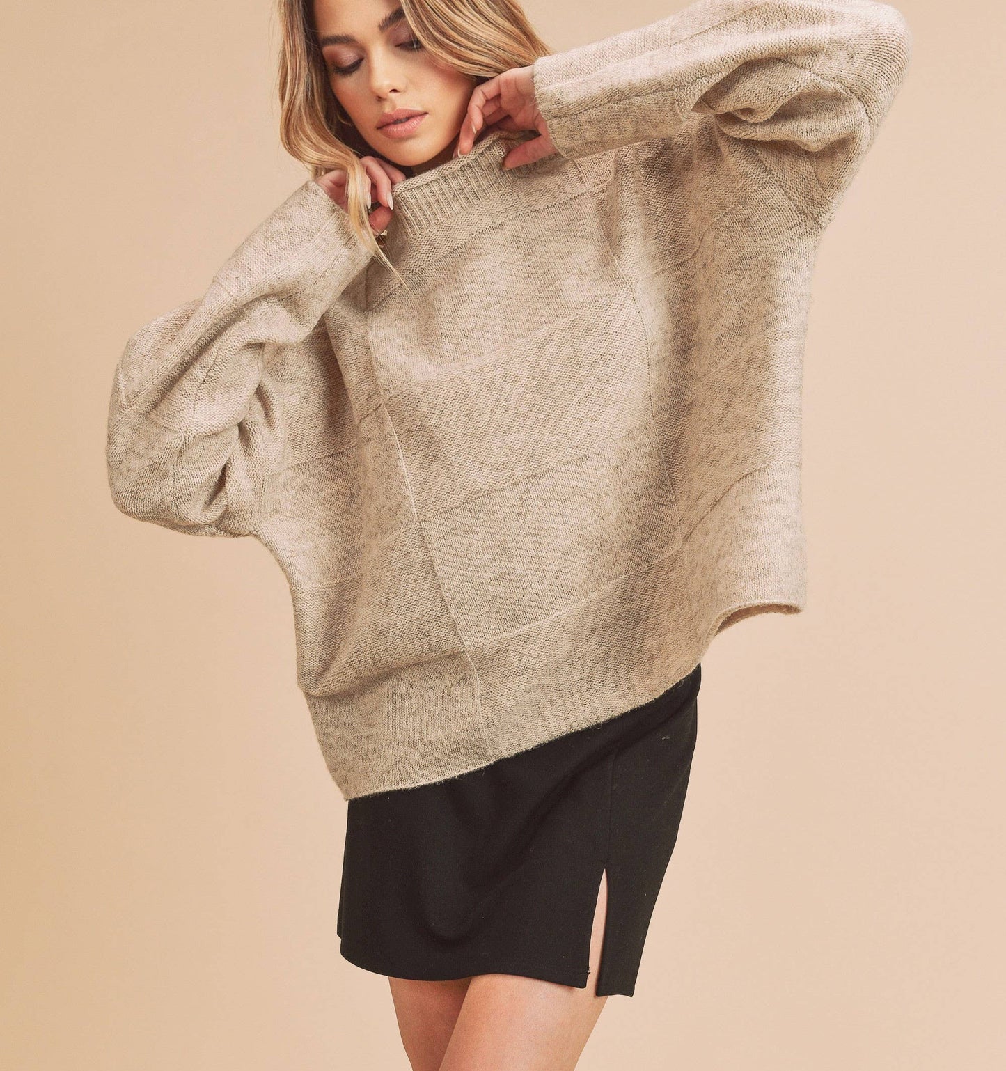 MONROE MOCKNECK PULLOVER SWEATER