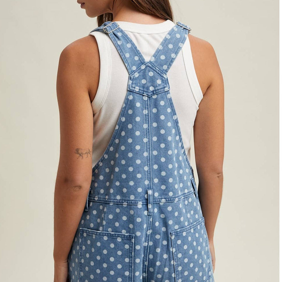 THE DOT DENIM OVERALLS