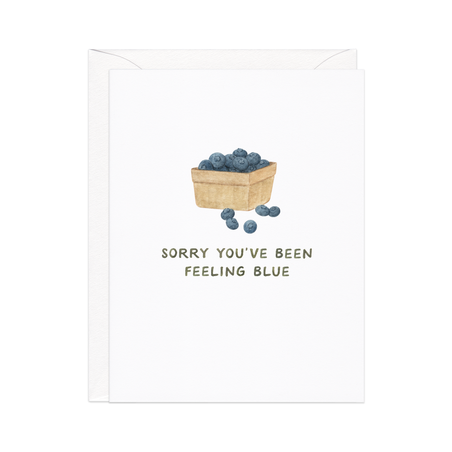 FEELING BLUE- EMOTIONAL SUPPORT CARD