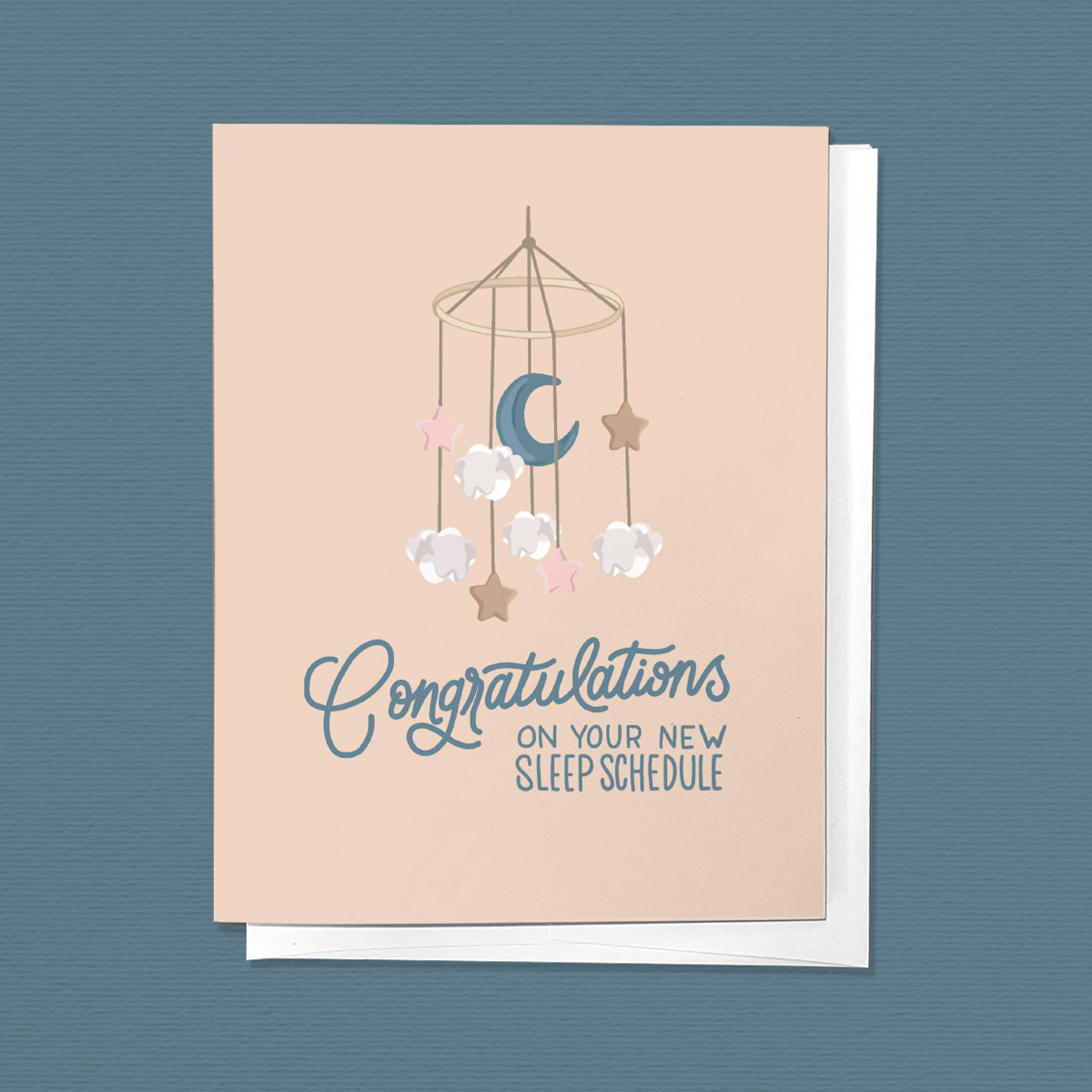 NEW BABY CONGRATS GREETING CARD