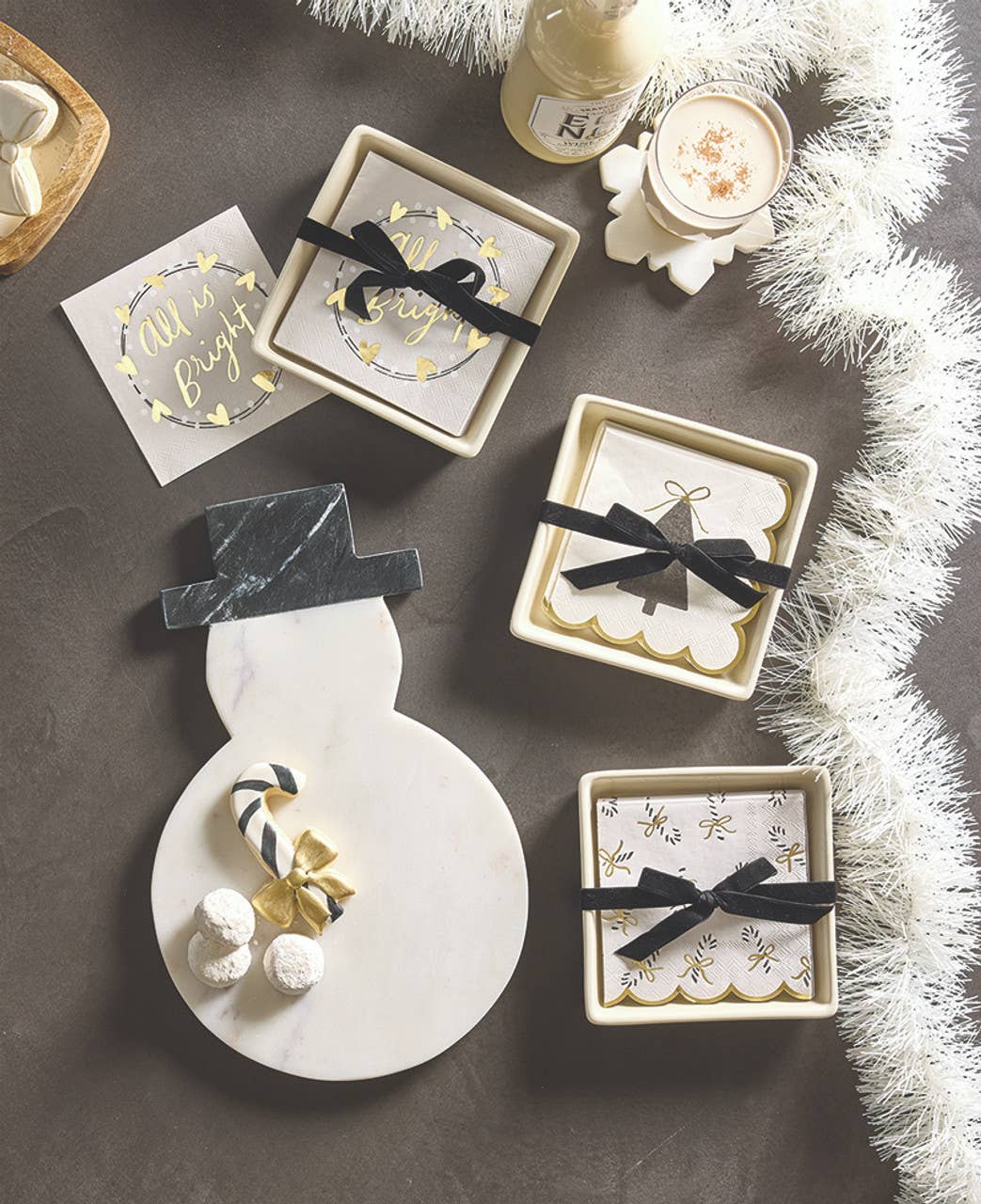 MARBLE SNOWMAN BOARD