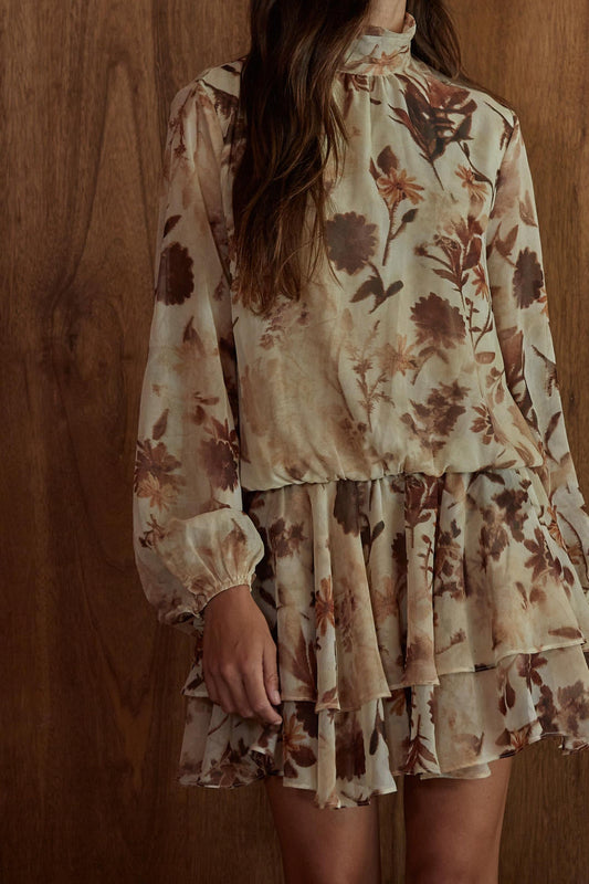 THE WREN FLORAL TIERED DRESS