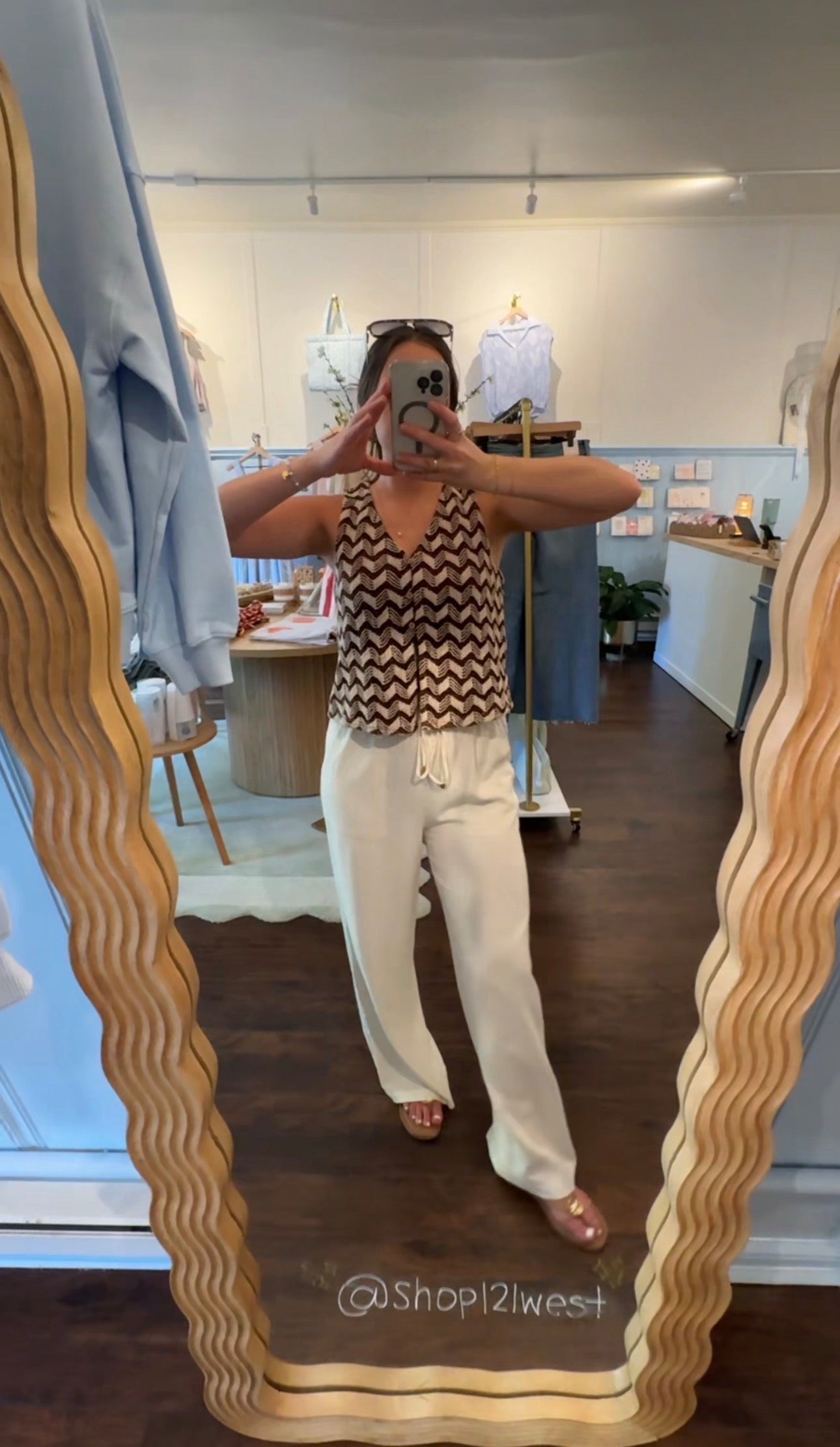 THE SANDBAR WIDE LEG LINEN PANT