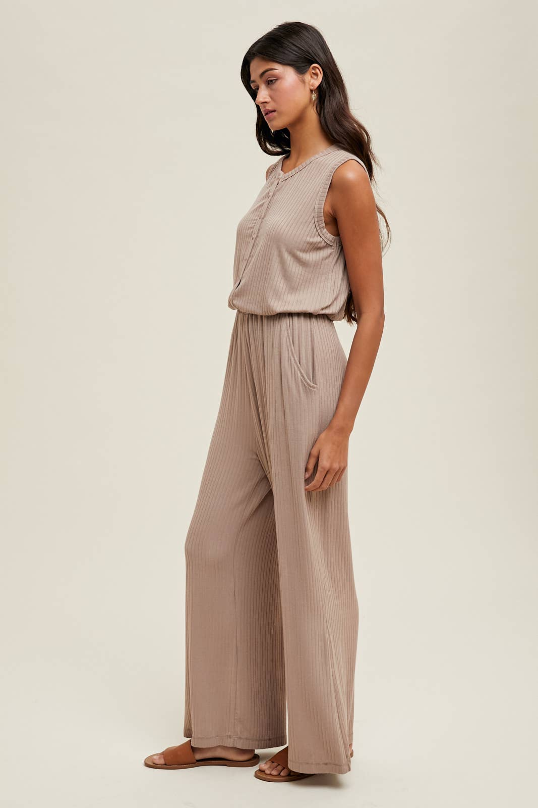 CAMDEN RIBBED KNIT JUMPSUIT