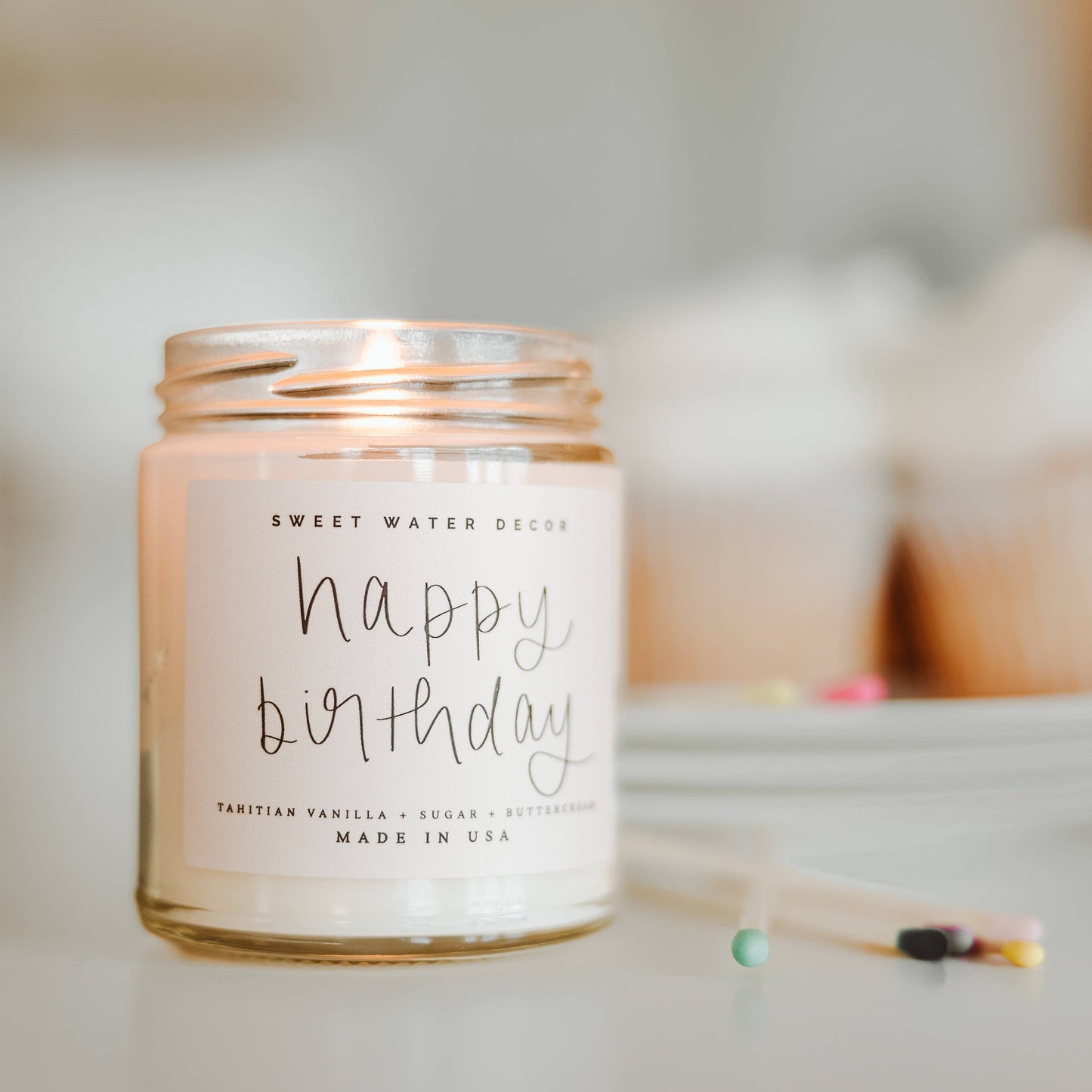 HAPPY BIRTHDAY 9 OZ SOY CANDLE