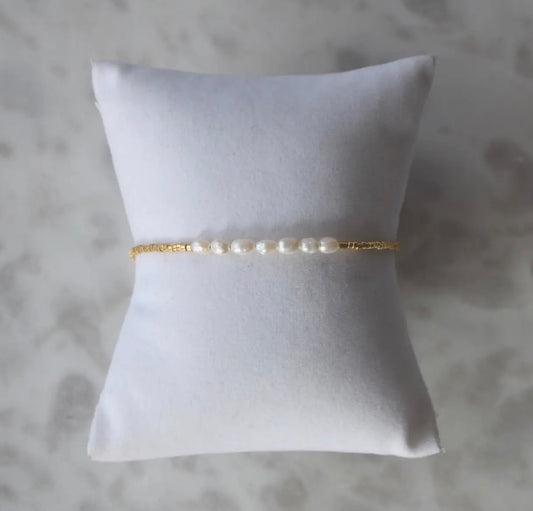 CLAY PEARL BRACELET