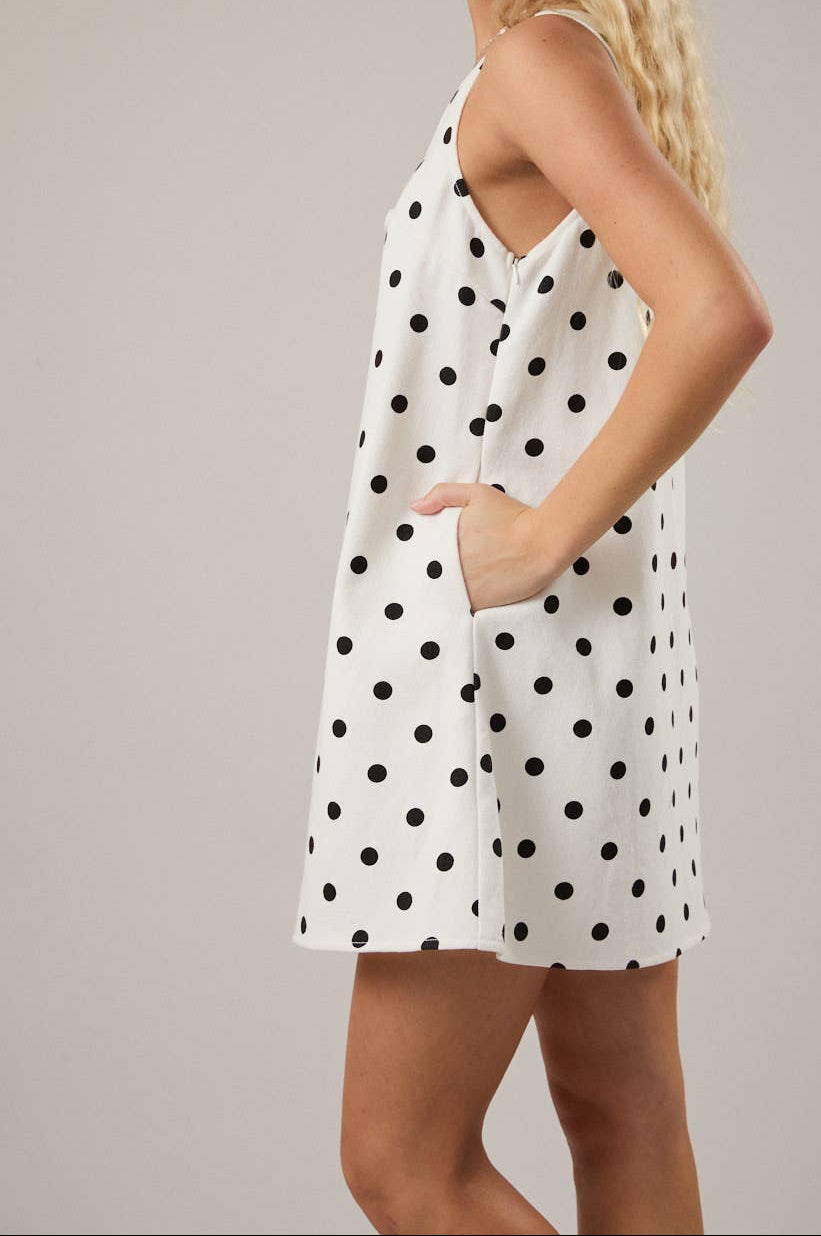 THE DOTTY MINI DRESS