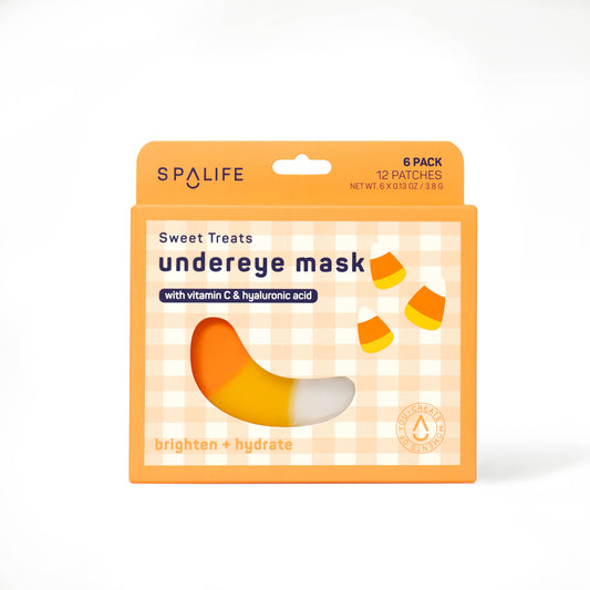 CANDY-CORN UNDEREYE SKINCARE MASKS