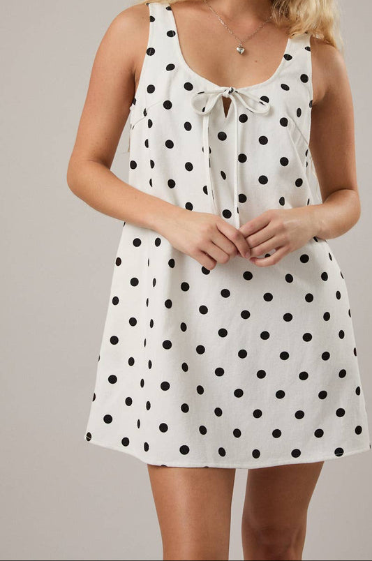 THE DOTTY MINI DRESS