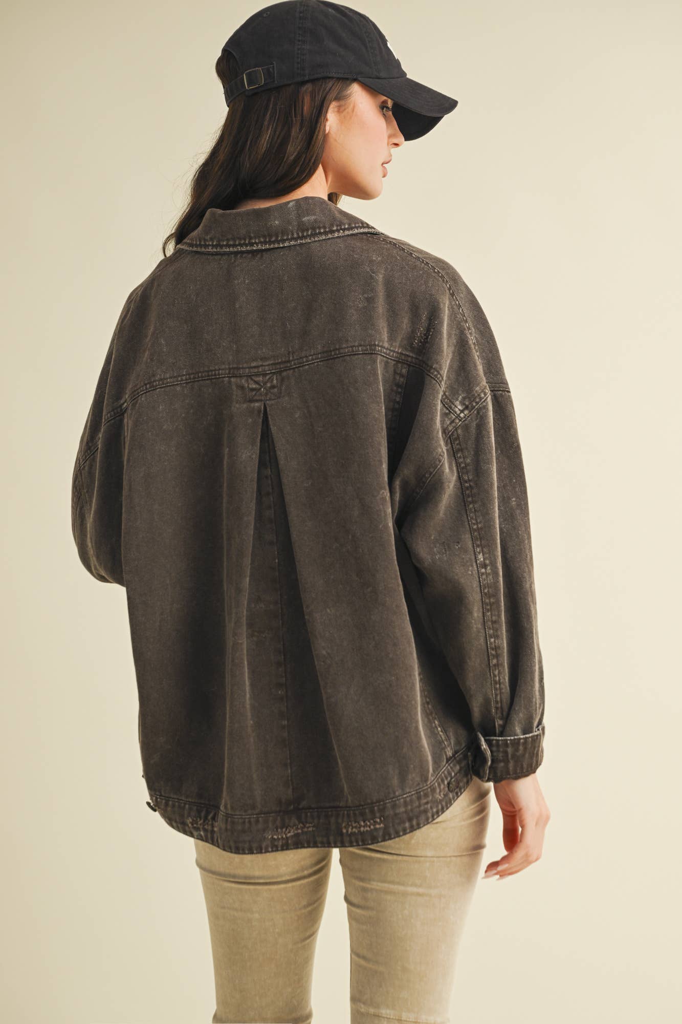 ESPRESSO PLEATED JACKET