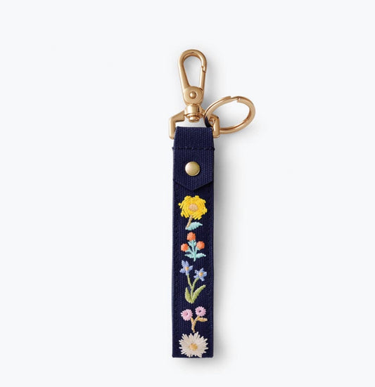 EMBROIDERED KEYCHAIN