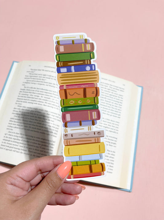 STACK OF BOOKS BOOKMARK