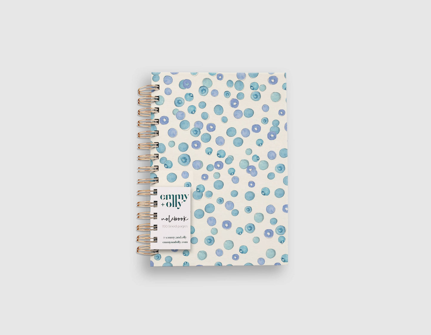 Blueberries Hardcovered Notebook