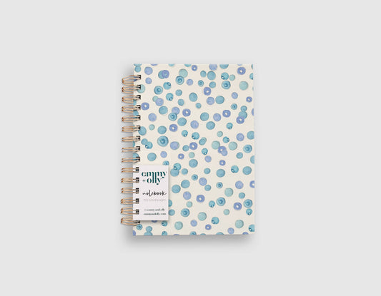 Blueberries Hardcovered Notebook