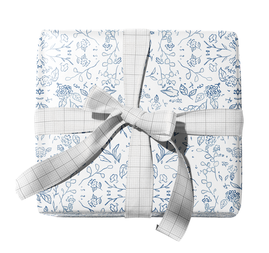 A PINCH OF FLORAL GIFT ROLL WRAPPING PAPER