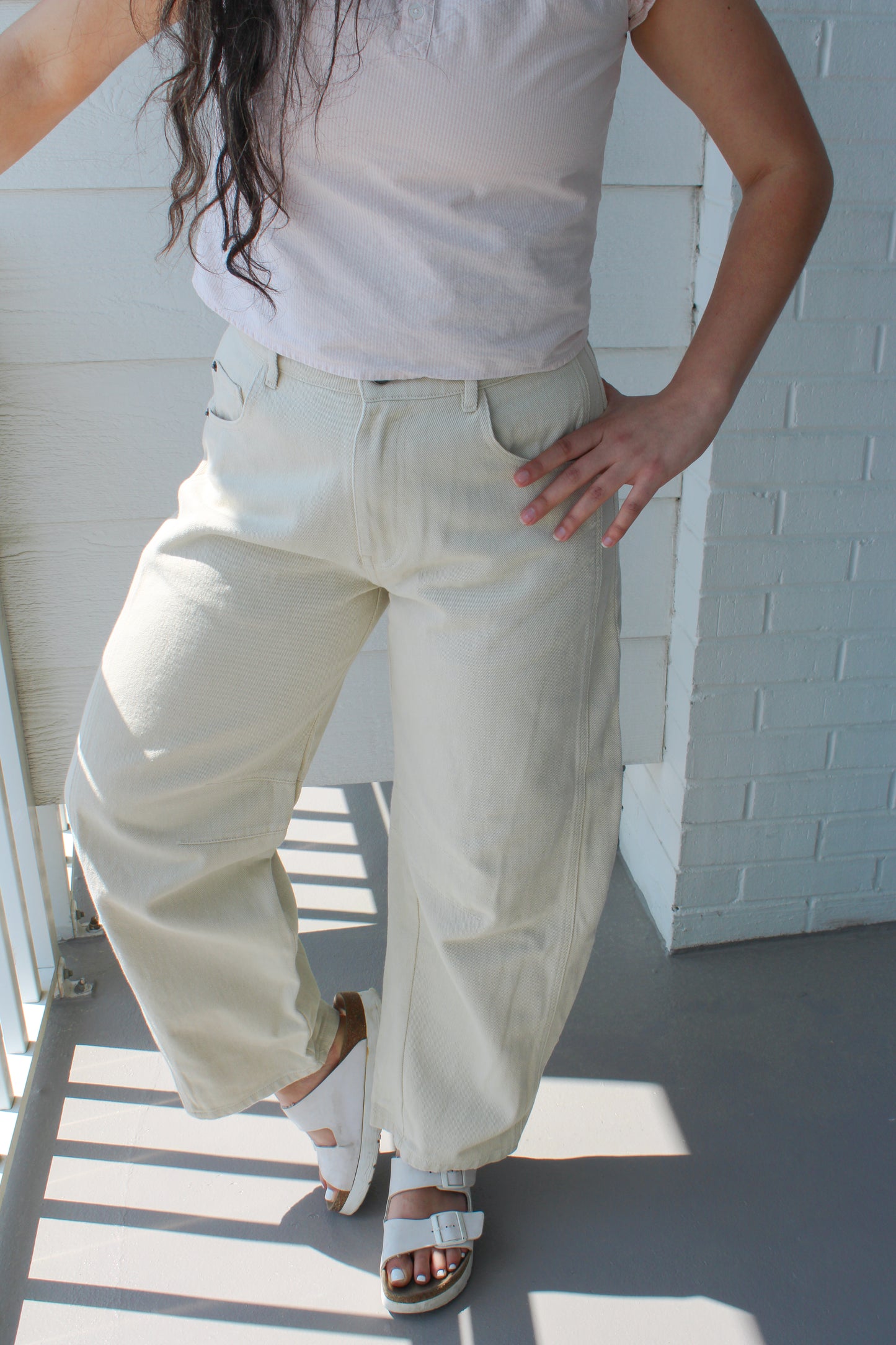 MARIA BARREL PANTS