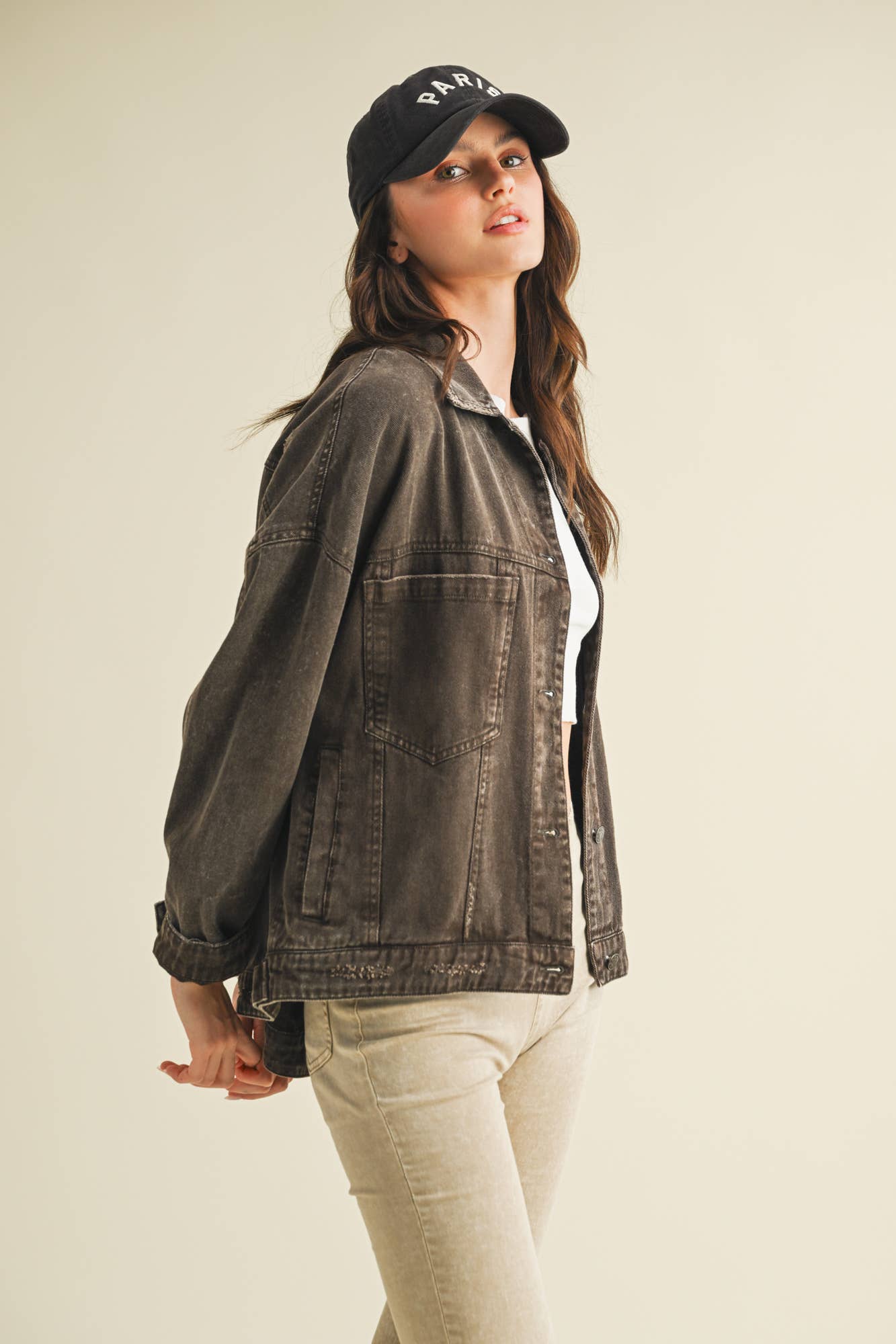 ESPRESSO PLEATED JACKET