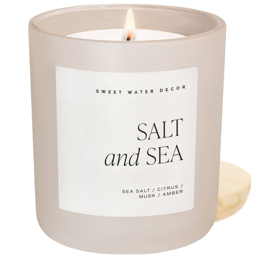 SALT AND SEA 15 OZ SOY CANDLE