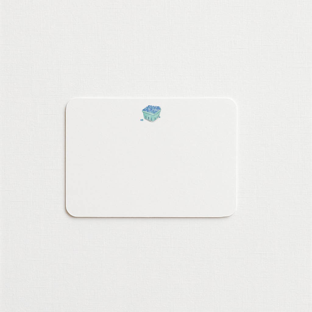 BLUEBERRIES STATIONARY BOX SET - set of 10