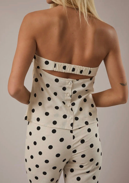 THE AUDREY STRAPLESS TOP