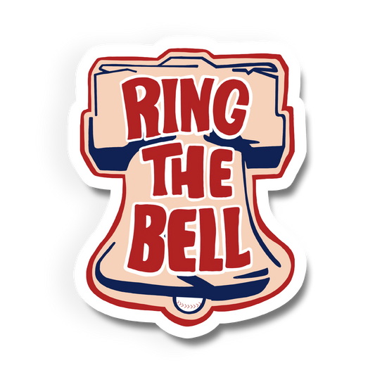 PHILADELPHIA PHILLIES BASEBALL RING THE BELL STICKER