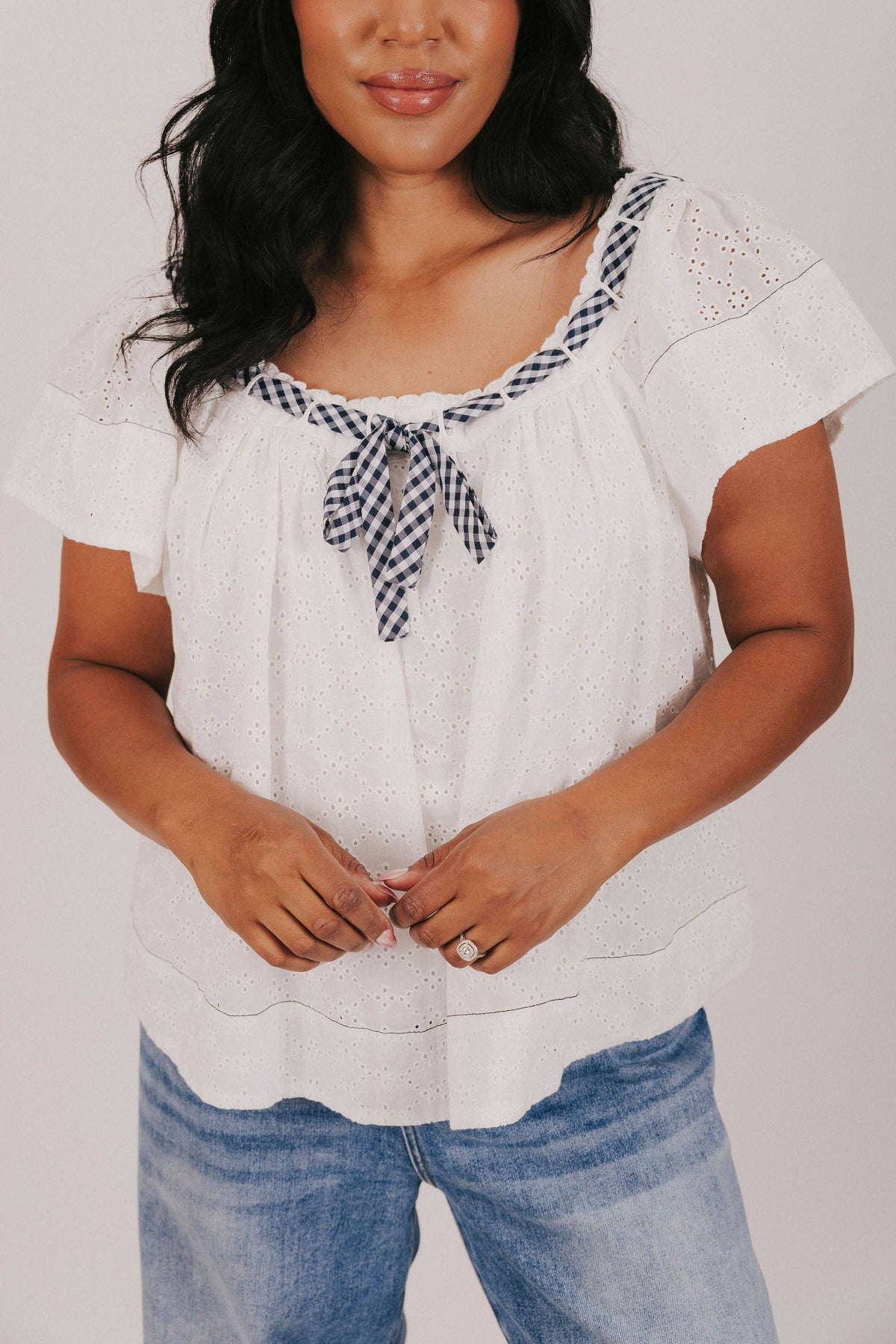 CARMELLA TIE TOP