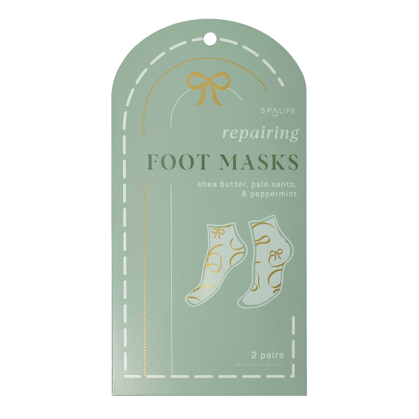 REPAIRING SHAR BUTTER & PEPPERMINT FOOT MASK
