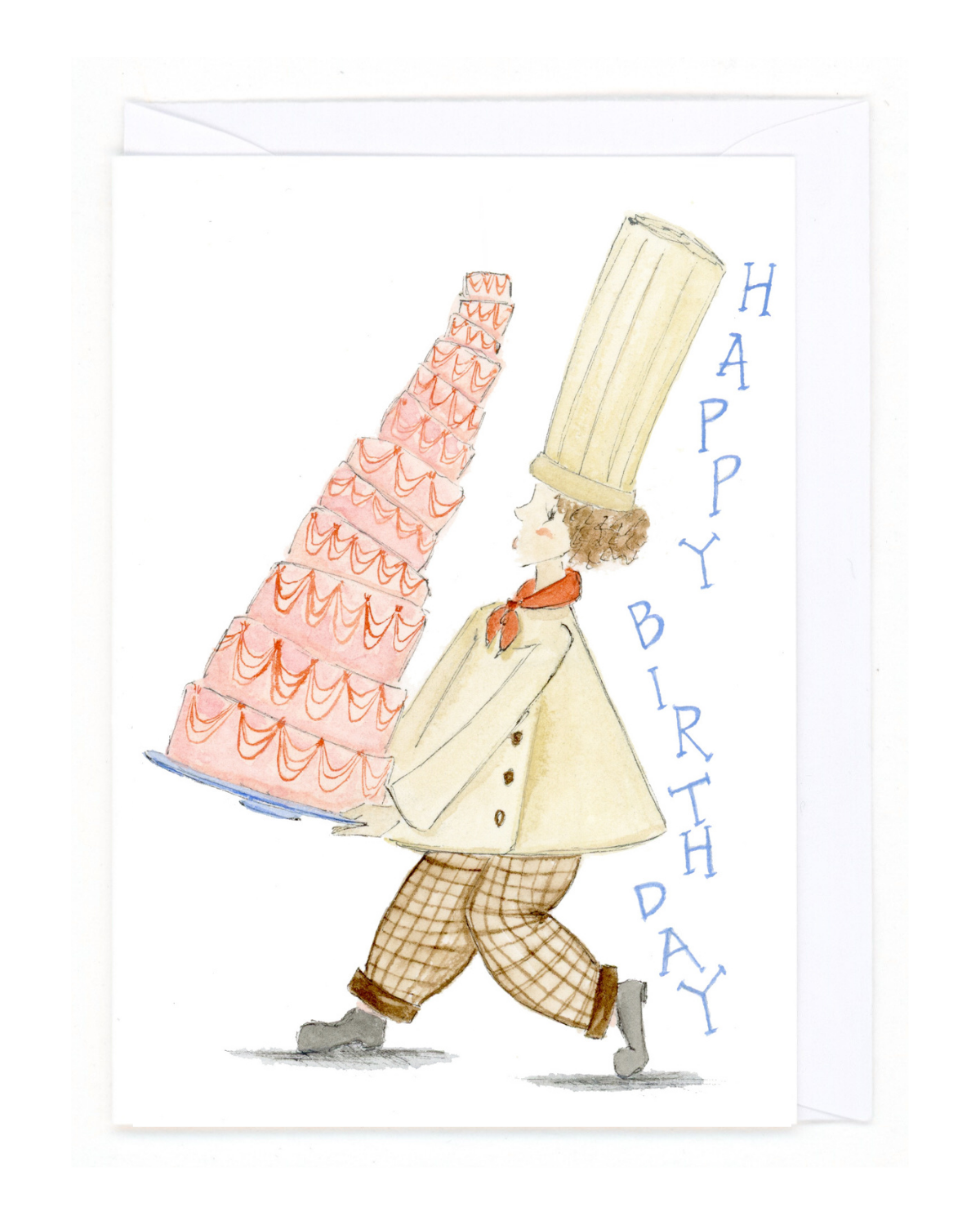 BIRTHDAY BAKER GREETING CARD
