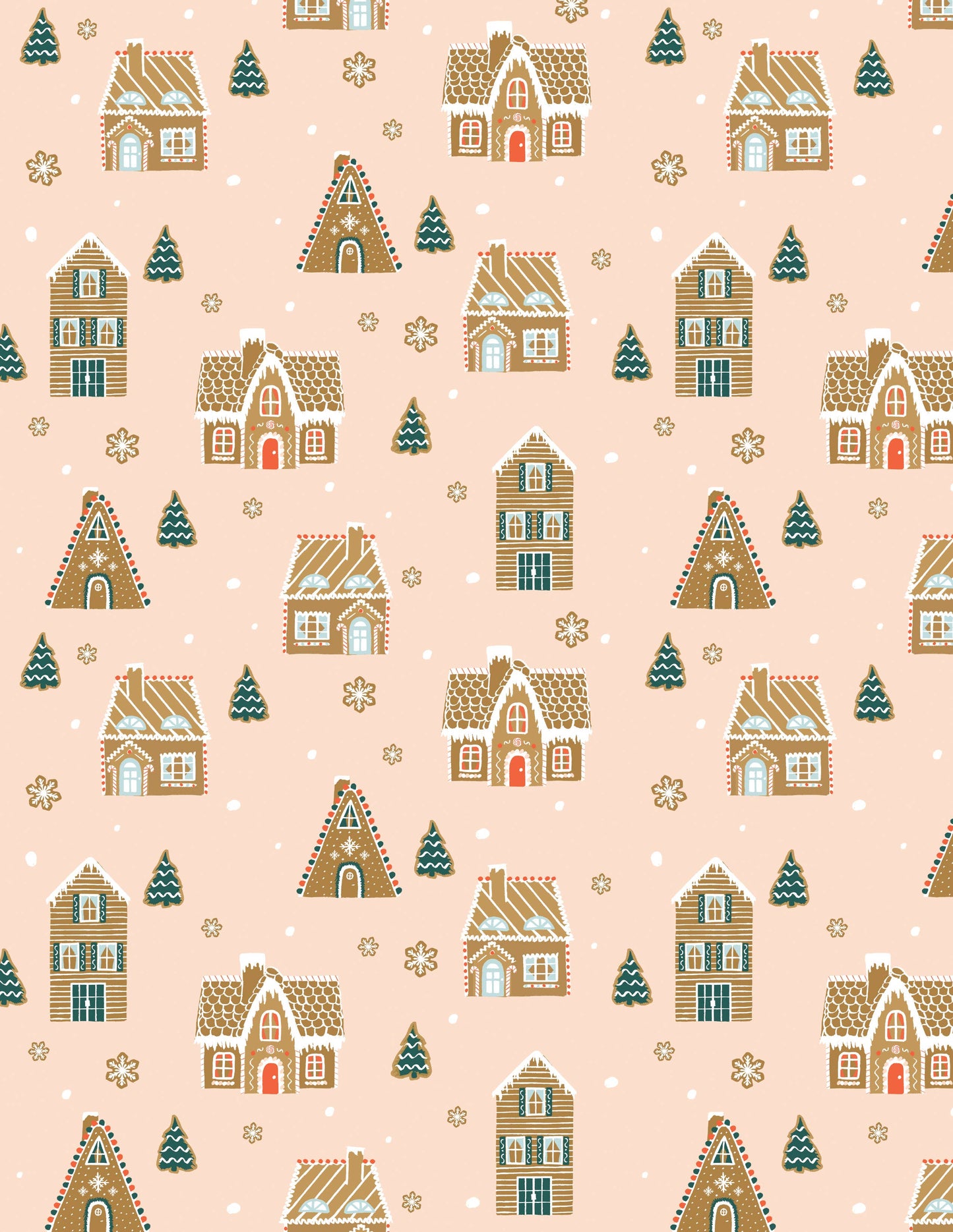 GINGERBREAD VILLAGE GIFT BAG