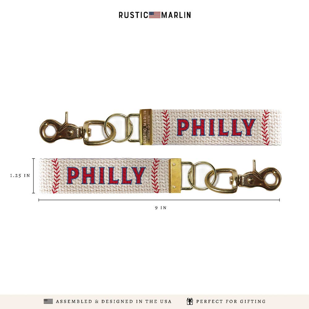 PHILLY BASEBALL KEYCHAIN