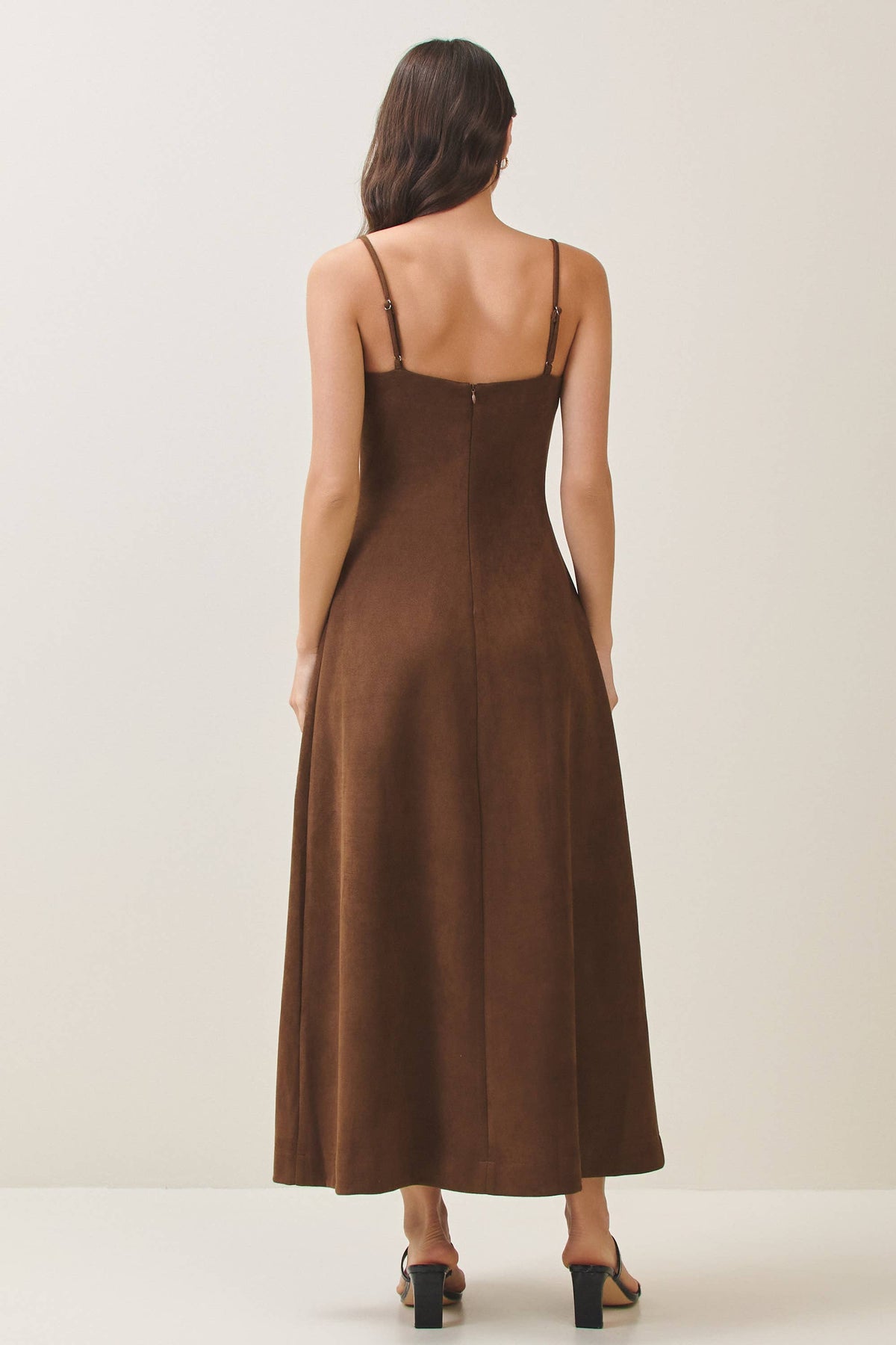 SUEDE CAMI DRESS