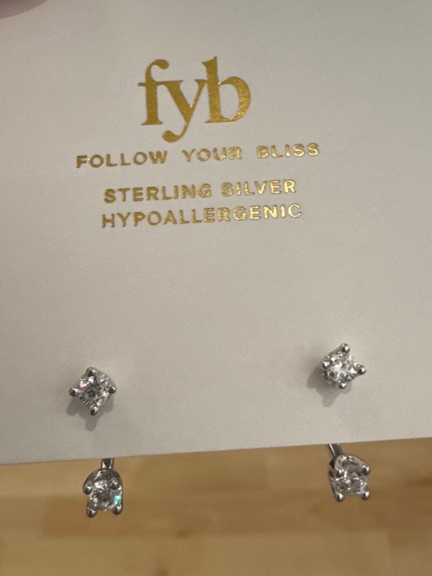 BRODIE STUD GOLD/ SILVER