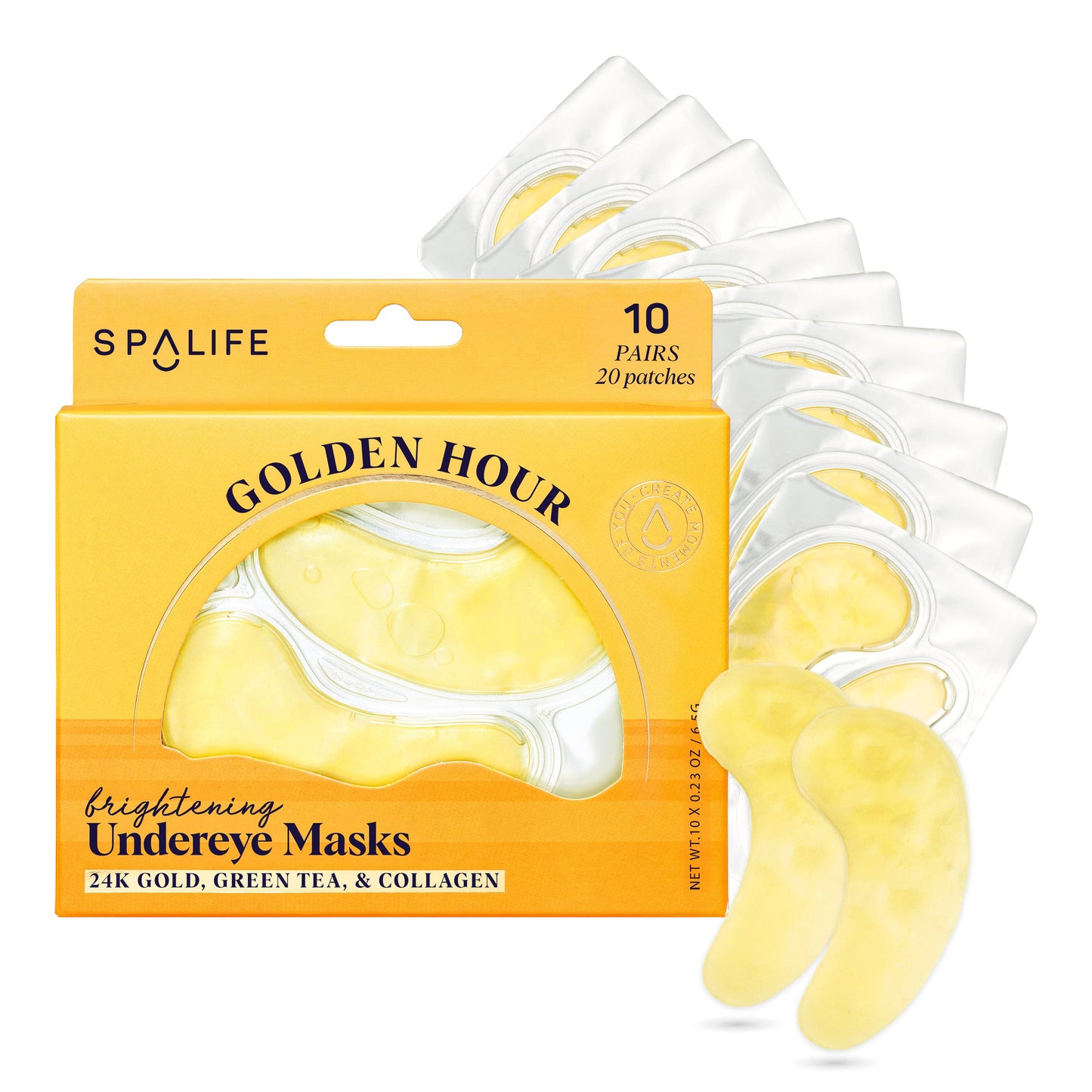 GOLDEN HOUR BRIGHTENING UNDEREYE MASKS | 10 PACK