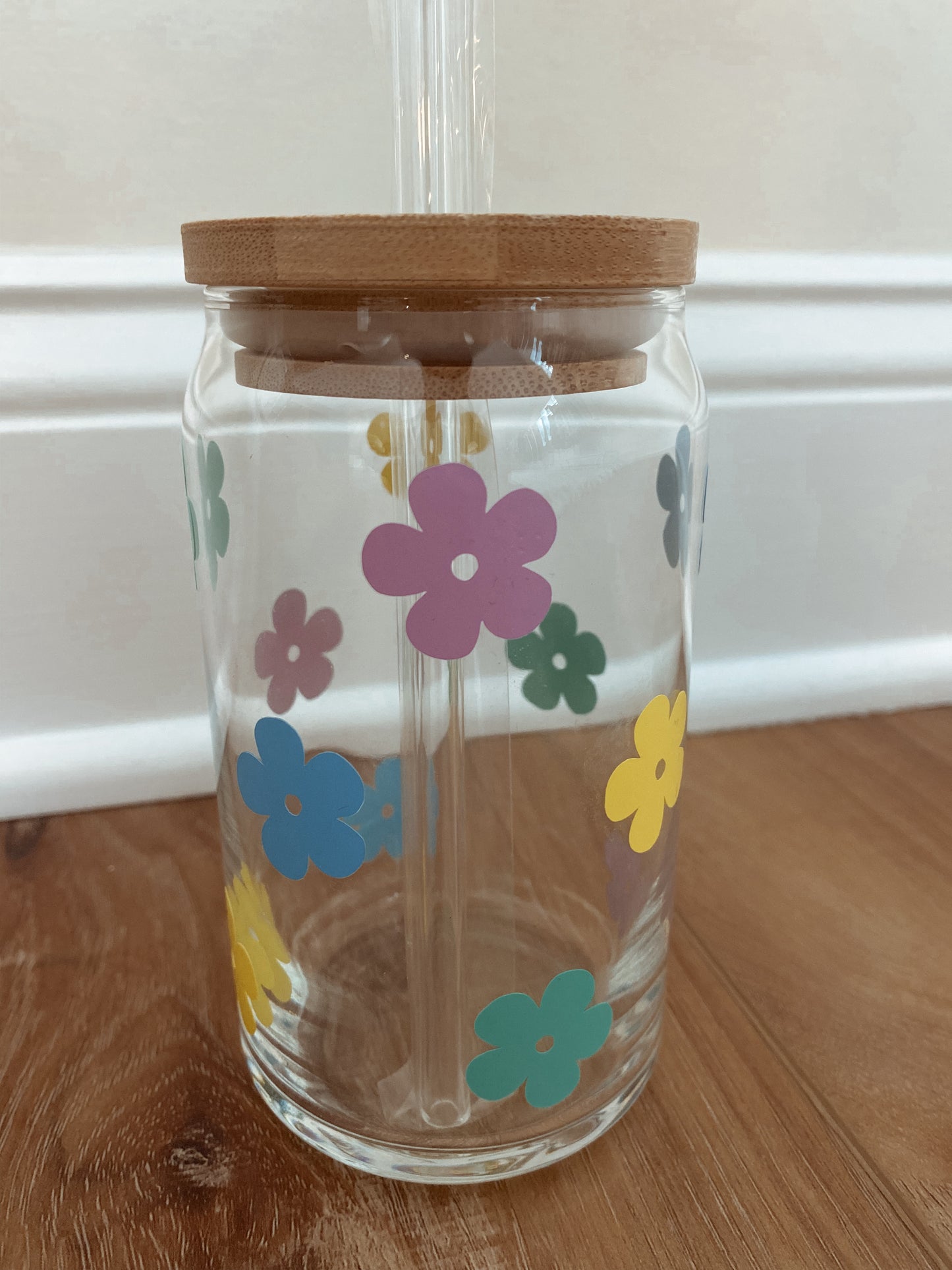 DAISY ICED COFFEE GLASS