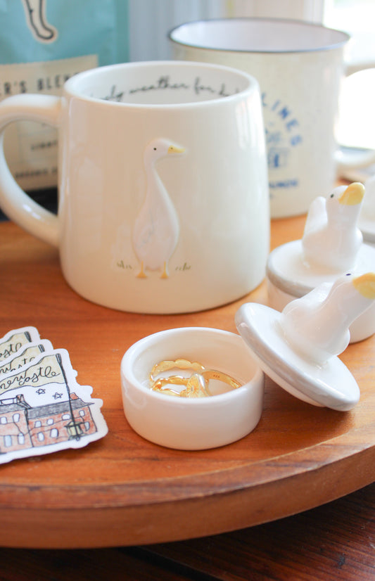DELIGHTFUL DUCK CERAMIC MUG