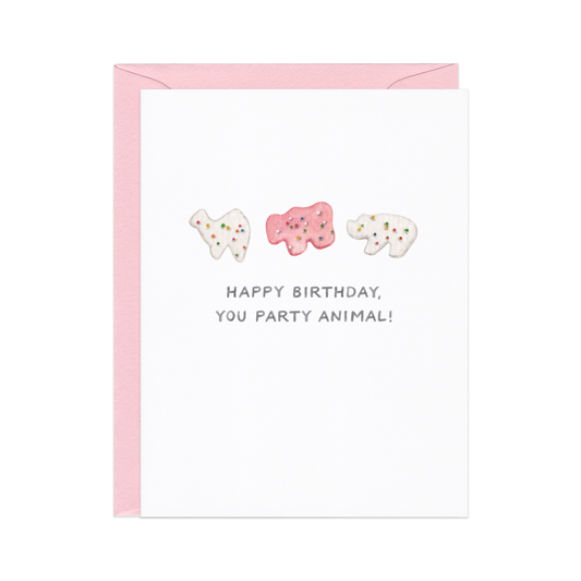 PARTY ANIMAL BIRTHDAY CARD