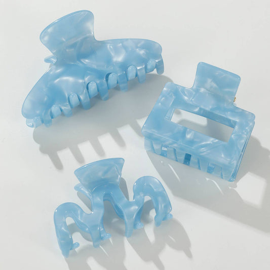 SALTWATER BLUE ASSORTED CLAW CLIP