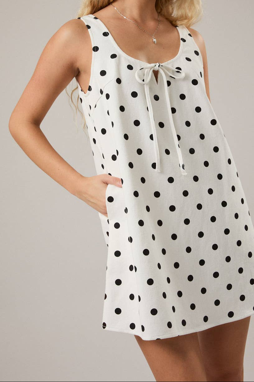 THE DOTTY MINI DRESS
