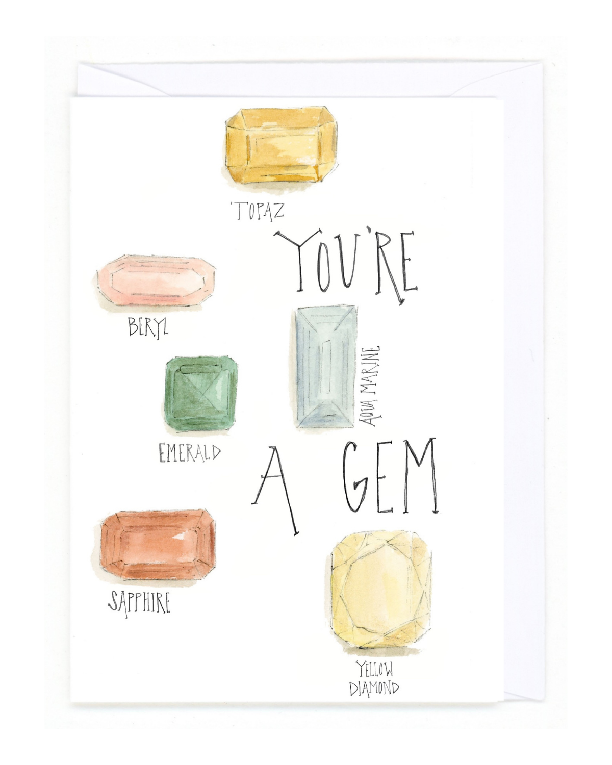 YOU’RE A GEM GREETING CARD