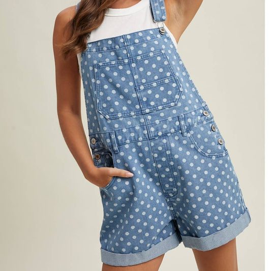 THE DOT DENIM OVERALLS