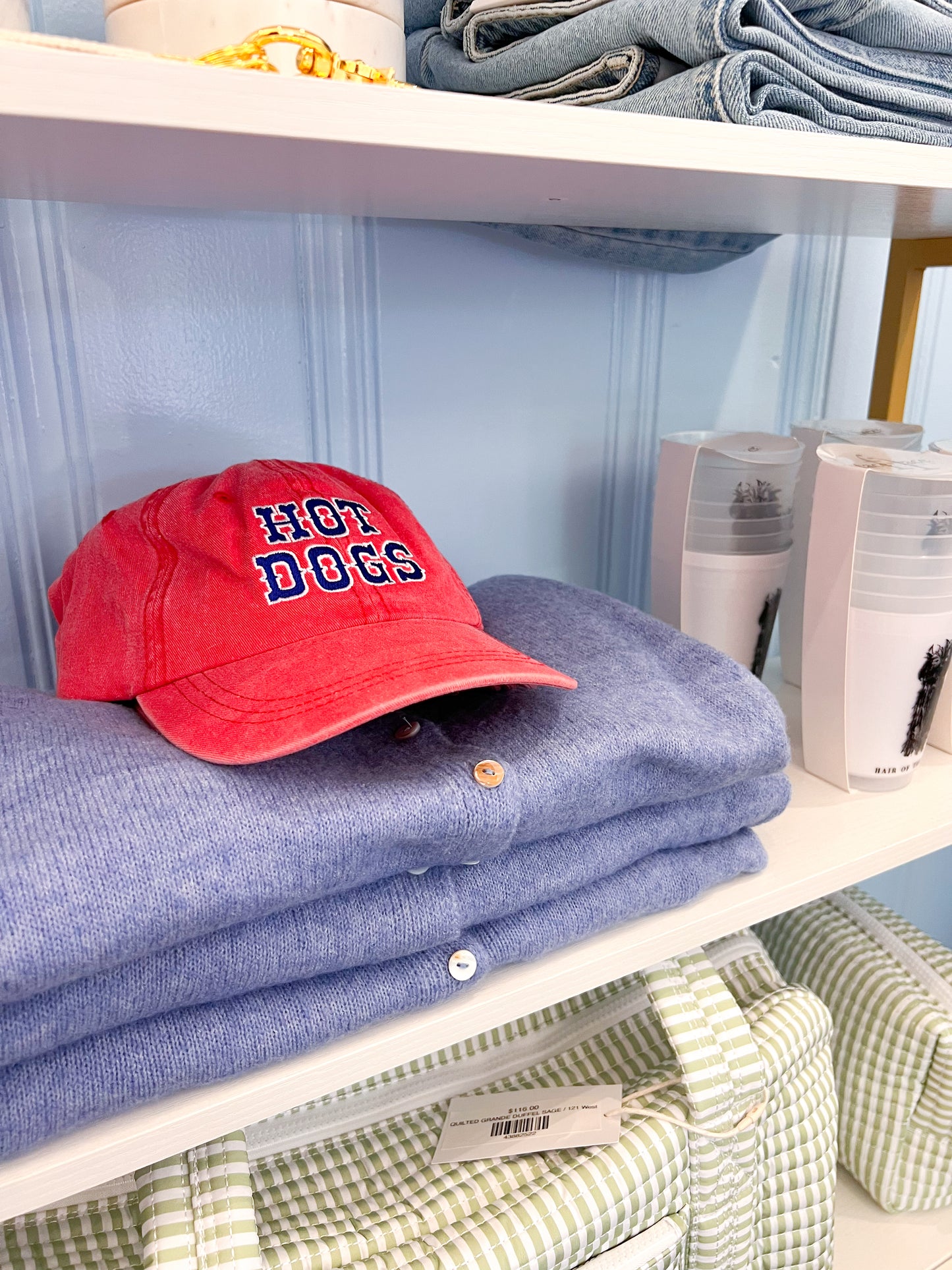 HOT DOGS BASEBALL CAP