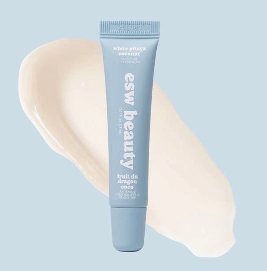 WHITE PITAYA COCONUT SMOOTHIE HYDRATION LIP TREATMENT BLUE CONTAINER