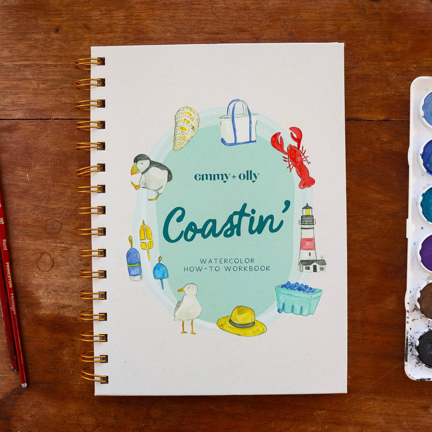 COASTIN'- A WATERCOLOR WORKBOOK