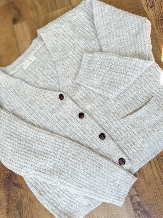 ARIELLE BUTTON DOWN CARDIGAN