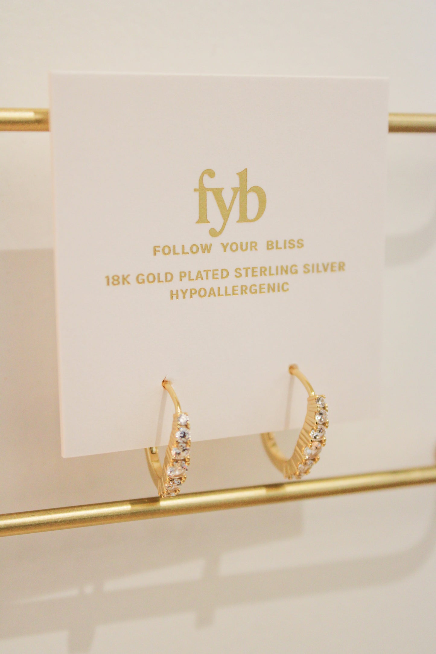 GIANNA HUGGIE EARRINGS