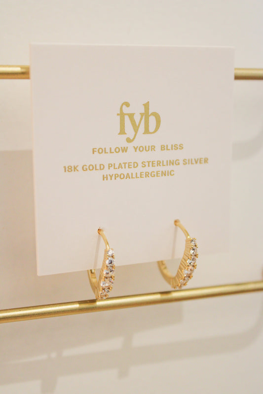 GIANNA HUGGIE EARRINGS