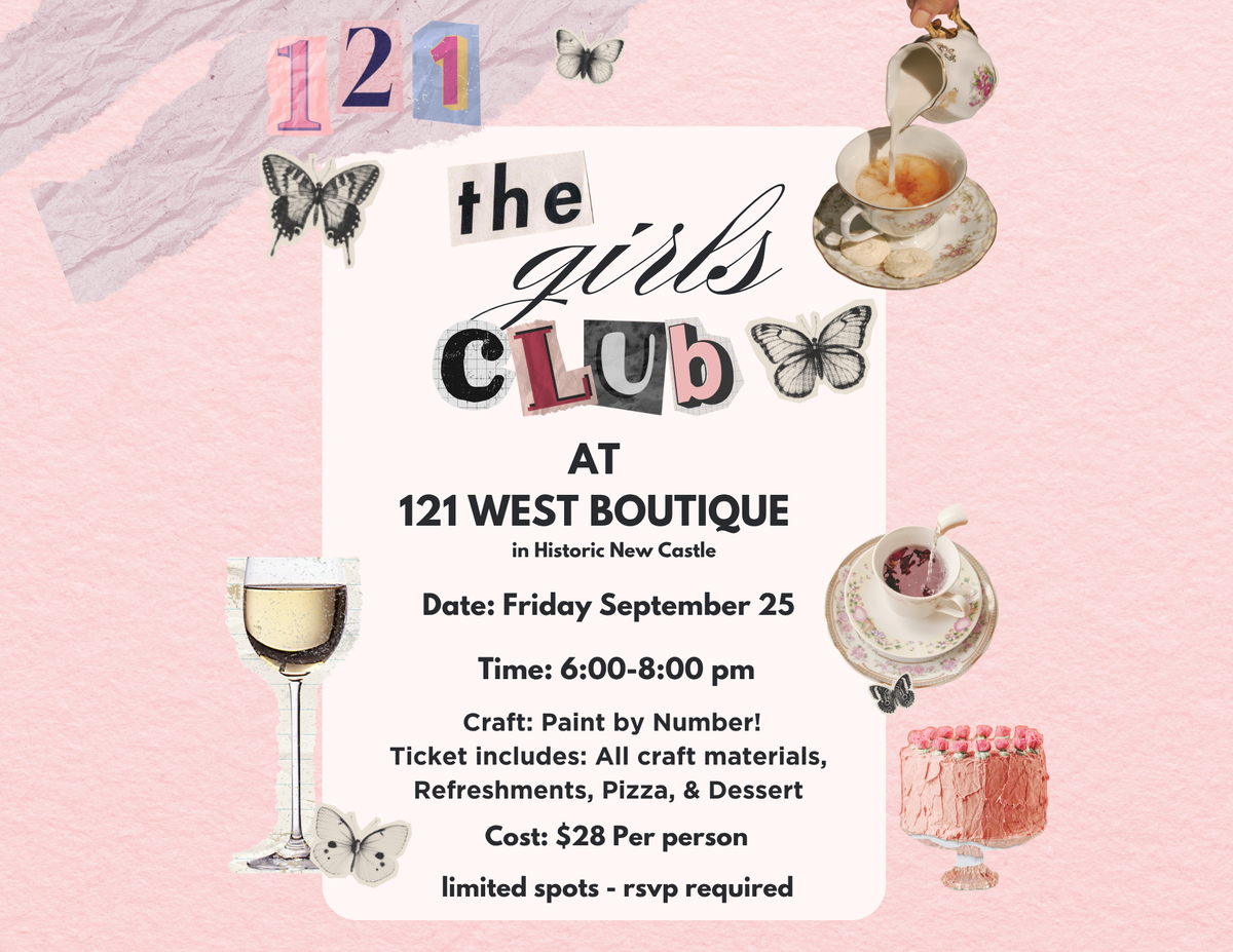 GIRLS CLUB SEPTEMBER AT 121 WEST BOUTIQUE