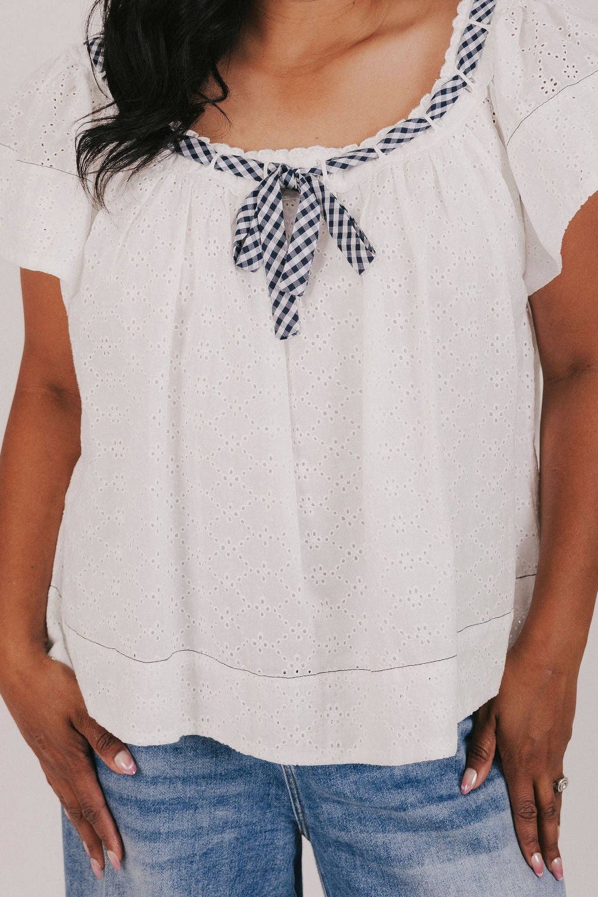 CARMELLA TIE TOP